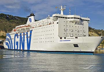 gnv cristal palermo grandi navi veloci ferry naples directferries ship