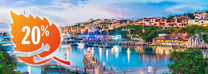 Autumn in Sardinia: 20% OFF with Grimaldi Lines
