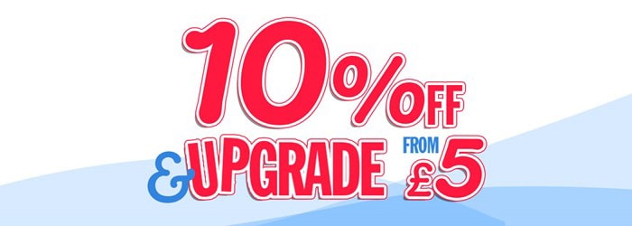 Northern Ireland: 10% OFF & upgrades from £5